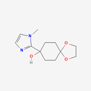 8-(1-Methyl-1H-imidazol-2-yl)-1,4-dioxa-spiro[4.5]decan-8-ol