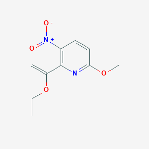 2-[1-(Ethyloxy)ethenyl]-6-(methyloxy)-3-nitropyridine