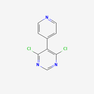 4,6-Dichloro-5-(pyridin-4-yl)pyrimidine