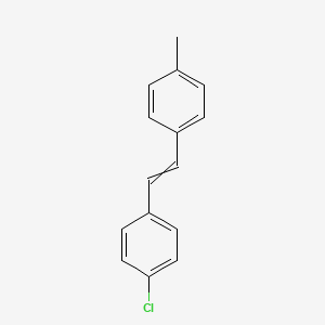 1-Chloro-4-[2-(4-methylphenyl)ethenyl]benzene