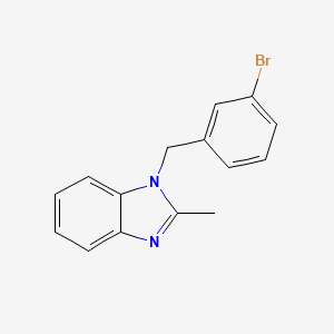 1-(3-Bromobenzyl)-2-methylbenzimidazole