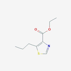 4-Thiazolecarboxylic acid, 5-propyl-, ethyl ester