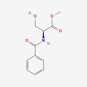 molecular formula C11H13NO4 B8686085 N-Benzoylserine methyl ester 