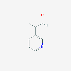 2-(3-Pyridinyl)propanal
