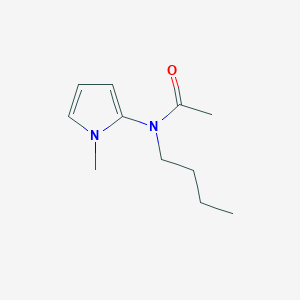 molecular formula C11H18N2O B8686101 N-Butyl-N-(1-methyl-1H-pyrrol-2-yl)acetamide CAS No. 62187-82-0