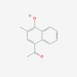 molecular formula C13H12O2 B8686204 2-Methyl-4-acetyl-1-naphthol CAS No. 158749-38-3