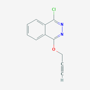 molecular formula C11H7ClN2O B8686214 1-Chloro-4-(prop-2-ynyloxy)phthalazine CAS No. 1217471-98-1