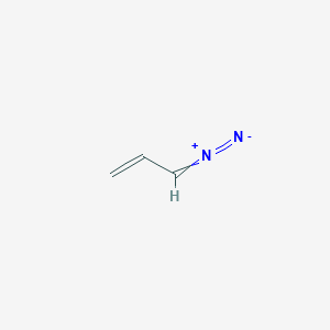 molecular formula C3H4N2 B8686228 1-Diazo-2-propene CAS No. 2032-04-4