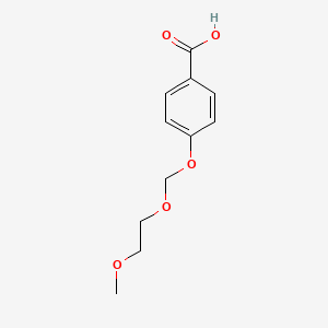 molecular formula C11H14O5 B8686236 4-(2-Methoxyethoxymethoxy)benzoic acid CAS No. 113102-01-5