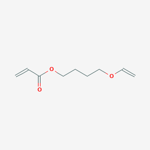 molecular formula C9H14O3 B8686303 4-(Ethenyloxy)butyl prop-2-enoate CAS No. 162633-53-6