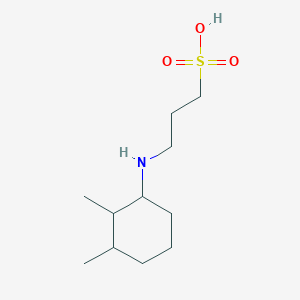 molecular formula C11H23NO3S B8686314 1-Propanesulfonic acid, 3-[(2,3-dimethylcyclohexyl)amino]- CAS No. 819862-78-7