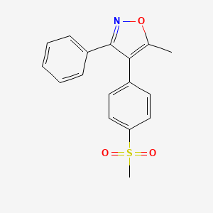 5-Methyl-4-(4-(methylsulfonyl)phenyl)-3-phenylisoxazole