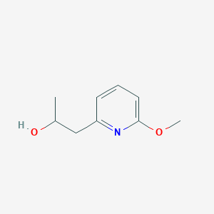 molecular formula C9H13NO2 B8686423 1-(6-Methoxypyridin-2-yl)propan-2-ol 