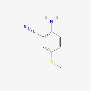 2-amino-5-(methylsulfanyl)benzonitrile