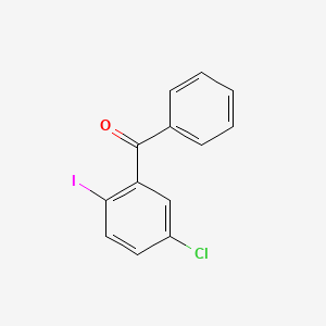 molecular formula C13H8ClIO B8686574 5-Chloro-2-iodobenzophenone CAS No. 76049-48-4
