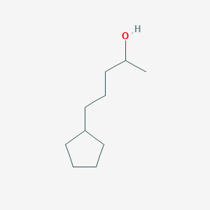 molecular formula C10H20O B8686637 5-Cyclopentylpentan-2-ol 
