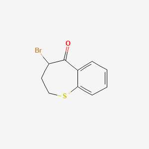 B8686703 4-Bromo-3,4-dihydro-1-benzothiepin-5(2H)-one CAS No. 21609-66-5
