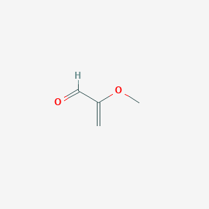 molecular formula C4H6O2 B8686718 2-Propenal, 2-methoxy- CAS No. 18218-93-4