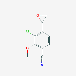 (2-Chloro-4-cyano-3-methoxyphenyl)ethylene oxide