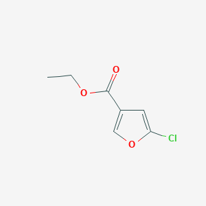 molecular formula C7H7ClO3 B8686764 Ethyl 5-chlorofuran-3-carboxylate 
