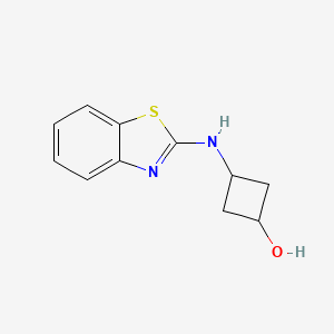 molecular formula C11H12N2OS B8686771 Cis-3-(BENZOTHIAZOL-2-YLAMINO)-CYCLOBUTANOL 