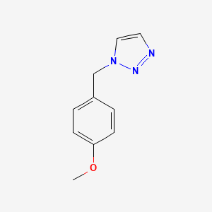 molecular formula C10H11N3O B8686876 1-(4-Methoxybenzyl)-1H-1,2,3-triazole 