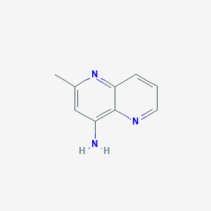 molecular formula C9H9N3 B8686900 4-Amino-2-methyl-[1,5]-naphthyridine 