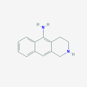 B8687025 1,2,3,4-Tetrahydrobenzo[g]isoquinolin-5-amine CAS No. 62100-59-8