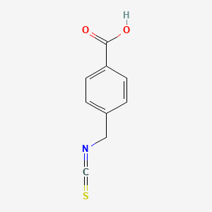 molecular formula C9H7NO2S B8687040 4-(Isothiocyanatomethyl)benzoic acid 