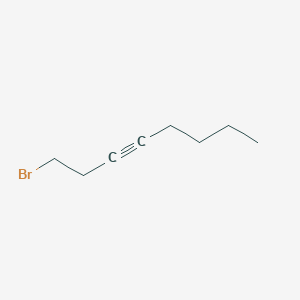 molecular formula C8H13Br B8687096 1-Bromo-oct-3-yne CAS No. 61685-28-7