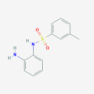 molecular formula C13H14N2O2S B8687124 N-(2-Aminophenyl)-3-methylbenzenesulfonamide CAS No. 182499-86-1