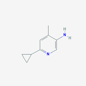 6-Cyclopropyl-4-methylpyridin-3-amine