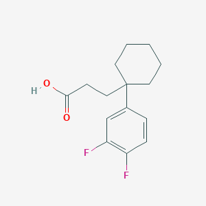 3-(1-(3,4-Difluorophenyl)cyclohexyl)propanoic acid