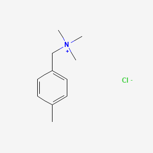 molecular formula C11H18ClN B8687298 Trimethyl(p-methylbenzyl)ammonium chloride CAS No. 4519-36-2