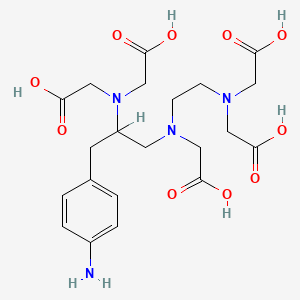 2-[[3-(4-Aminophenyl)-2-[bis(carboxymethyl)amino]propyl]-[2-[bis(carboxymethyl)amino]ethyl]amino]acetic acid
