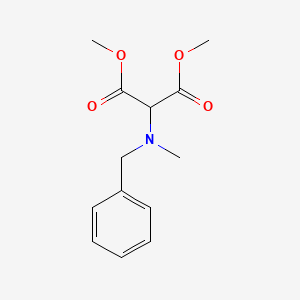 molecular formula C13H17NO4 B8687354 Dimethyl[benzyl(methyl)amino]propanedioate CAS No. 5417-21-0