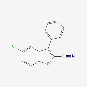 5-Chloro-3-phenyl-1-benzofuran-2-carbonitrile