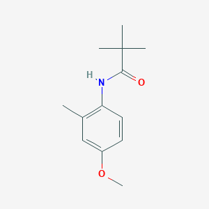 B8687595 N-(4-Methoxy-2-methylphenyl)-2,2-dimethylpropanamide CAS No. 125889-22-7