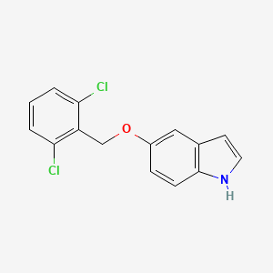molecular formula C15H11Cl2NO B8687605 5-(2,6-Dichlorobenzyloxy)-1h-indole 