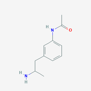 molecular formula C11H16N2O B8687773 N-[3-(2-Aminopropyl)phenyl]acetamide CAS No. 61208-59-1