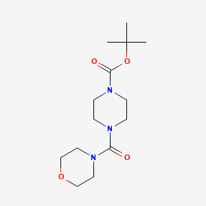 B8687848 Tert-butyl 4-(morpholine-4-carbonyl)piperazine-1-carboxylate CAS No. 163587-60-8