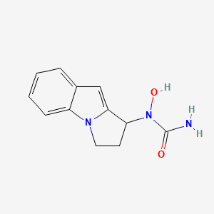 molecular formula C12H13N3O2 B8687864 N-(2,3-Dihydro-1H-pyrrolo[1,2-a]indol-1-yl)-N-hydroxy urea 