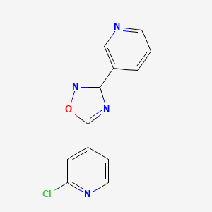 5-(2-chloropyridin-4-yl)-3-pyridin-3-yl-1,2,4-oxadiazole