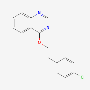 Quinazoline, 4-(2-(4-chlorophenyl)ethoxy)-