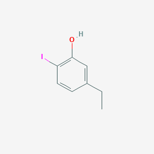 molecular formula C8H9IO B8687944 5-Ethyl-2-iodophenol 