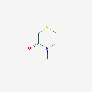 molecular formula C5H9NOS B8687952 4-Methylthiomorpholin-3-one CAS No. 75469-02-2