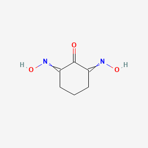 molecular formula C6H8N2O3 B8687979 1,2,3-Cyclohexane-trione 1,3-dioxime 