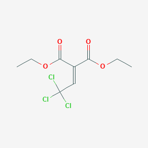 molecular formula C9H11Cl3O4 B8688019 Diethyl 2,2,2-trichloroethylidenemalonate CAS No. 27971-92-2