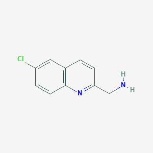 molecular formula C10H9ClN2 B8688088 (6-Chloroquinolin-2-yl)methanamine 