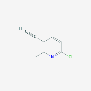 6-Chloro-3-ethynyl-2-methylpyridine